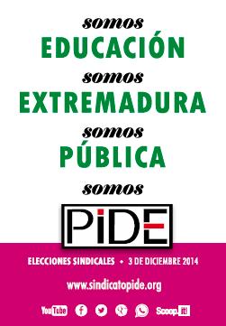 Cartel Somos PIDE