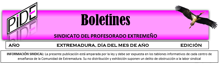 boletines