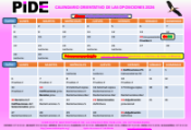 Calendario opos