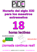 Horarios sXXI  PIDE